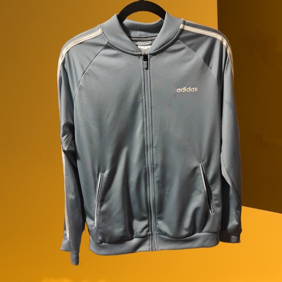 Adidas Vintage Baby Blue Track Jacket - Picture 5 of 10